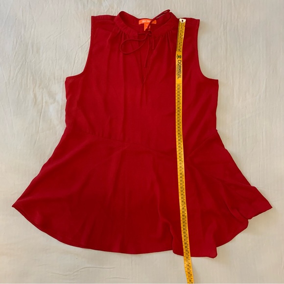 Joe Fresh red sleeveless blouse - Picture 8 of 8